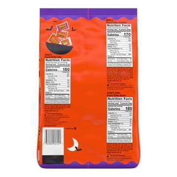 REESE'S Assorted Flavored Snack Size, Halloween Candy Bulk Bag, 36.03 oz (65 Pieces) (Pack of 2)