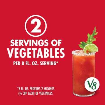 V8 Bloody Mary Mix, 8 fl oz Can (Pack of 6)