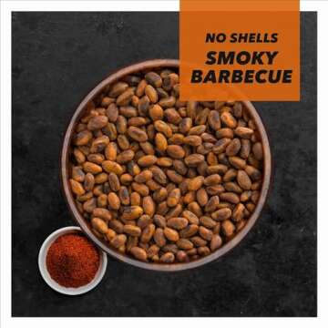 Wonderful Pistachios No Shells, Smoky Barbeque Nuts, 2.25 Ounce Bag (Pack of 8), Protein Snacks, Healthy Snack, Travel Snacks