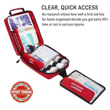 VRIEXSD 400 Piece Large First Aid Kit - Complete Emergency Supplies