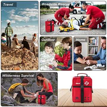 VRIEXSD 400-Piece First Aid Kit for Home & Travel