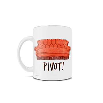 Friends the Television Show – Pivot! – Central Perk Couch - One 11 oz Ceramic Coffee Mug – Officially Licensed Merchandise - Perfect for Gifting or Collecting