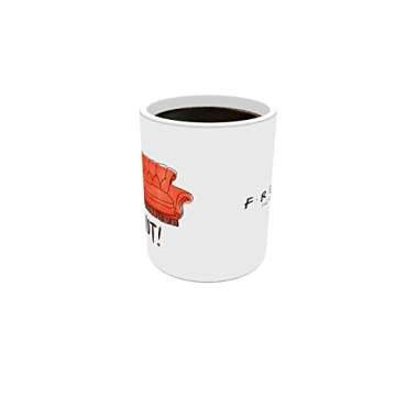 Friends the Television Show – Pivot! – Central Perk Couch - One 11 oz Ceramic Coffee Mug – Officially Licensed Merchandise - Perfect for Gifting or Collecting