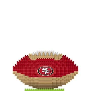 FOCO San Francisco 49ers NFL 3D BRXLZ Football 1Z