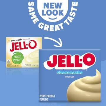 Jell-O Cheesecake Instant Pudding & Pie Filling Mix (3.4 oz Box)