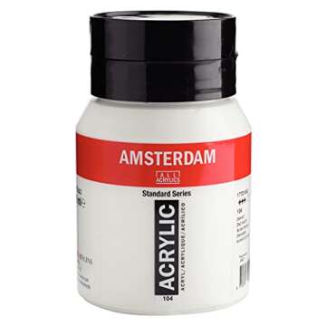 Amsterdam Standard Series Acrylic Jar 500 ml Zinc white 104 (17721042)