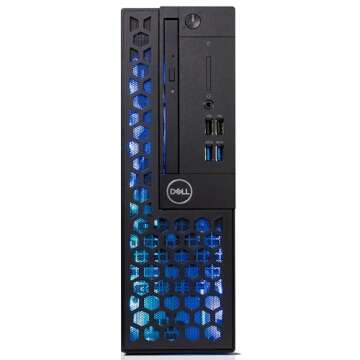 Dell OptiPlex RGB 3060 Desktop Computer Windows 11 Pro Hexa Core i5-8500 3.0Ghz 32GB DDR4 1TB M.2 NVMe AX200 Built-in WiFi Small Form Factor PC (Renewed) (RGB Honeycomb 3060)