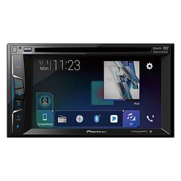 Pioneer AVH-1400NEX 6.2" Double-Din in-Dash Nex DVD Receiver with Bluetooth, Apple Carplay and Siriusxm Ready