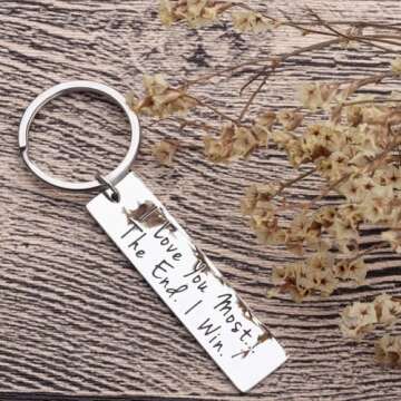 Gifts for Boyfriend Husband Wife Couple Birthday Gifts for Husband Wife Keychain Gifts for Anniversary Birthday Wedding Gift from Wifey Hubby Couple Best Friend Valentines Day Gifts for Him Her