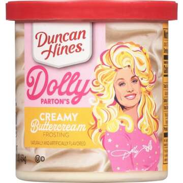 Duncan Hines Dolly Parton's Creamy Buttercream Frosting, 16 Oz