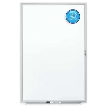 Quartet Whiteboard, Non-Magnetic Dry Erase White Board, 3' x 2', Total Erase, Silver Aluminum Frame (S533)