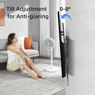 Tilt TV Wall Mount Bracket for 37-82" TVs