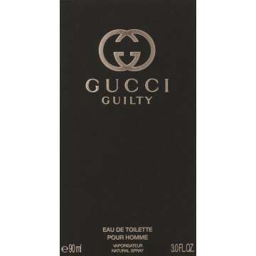 Gucci Guilty Eau de Toilette Spray for Men - 3 Fl Oz