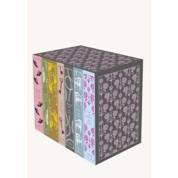 Jane Austen: The Complete Works 7-Book Boxed Set: Sense and Sensibility; Pride and Prejudice; Mansfield Park; Emma; Northanger Abbey; Persuasion; Love ... boxed set) (Penguin Clothbound Classics)