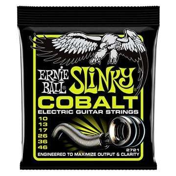 Ernie Ball Regular Slinky Cobalt Electric Guitar Strings, 10-46 Gauge (P02721)