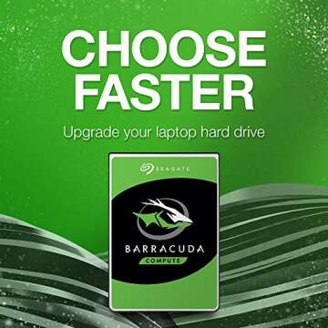 Seagate 500GB BarraCuda SATA 6Gb/s 128MB Cache 2.5-Inch 7mm Internal Hard Drive (ST500LM030) (Renewed)