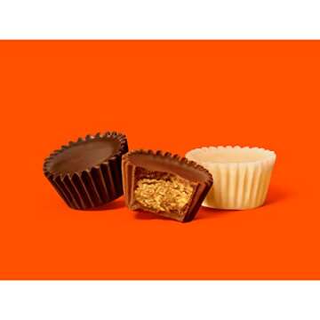 REESE'S Miniatures Assorted Flavored Peanut Butter Cups, Candy Party Pack, 32.1 oz