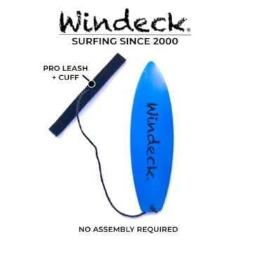 Windeck Finger Surfboard - Rad Fingerboard Toy - Surf The Wind - Mini Board for Kids and Surfers Looking to Hone Their Surfer Skills (Blue Bomber)