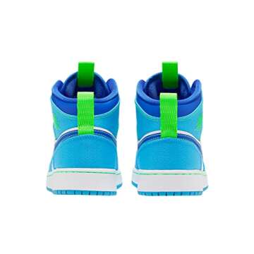 Jordan Youth 1 Mid SE GS DA8010 400 Sprite Blue - Size 6Y