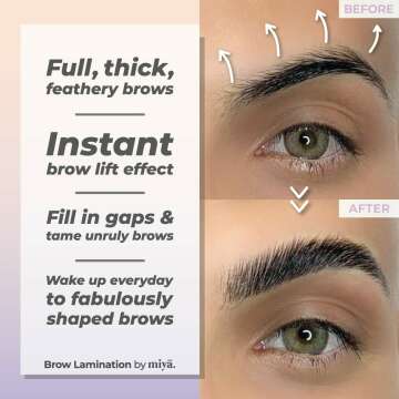 DIY Brow Lamination Kit for Fuller Thicker Brows