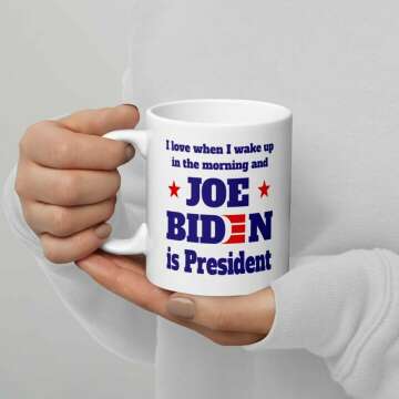 Biden Morning Coffee Mug - Love Waking Up with Joe