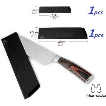 Knife Edge Guards (4.5"& 8" PP Knife V Protector) 2 Pcs set