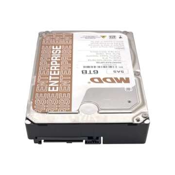 MDD MAXDIGITALDATA 6TB 7200RPM 128MB Cache SAS 12.0Gb/s 3.5inch Internal Enterprise Hard Drive (MD6TSAS12872E) - [NOT a SATA HDD] (Renewed)