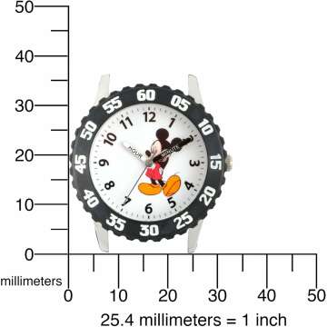 Mickey Mouse Kids' Teacher Watch - Stainless Steel and Nylon