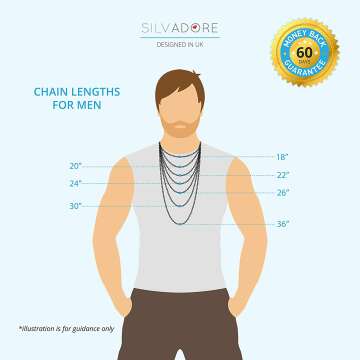 4mm Cuban Chain Necklace for Men - Strong and Stylish