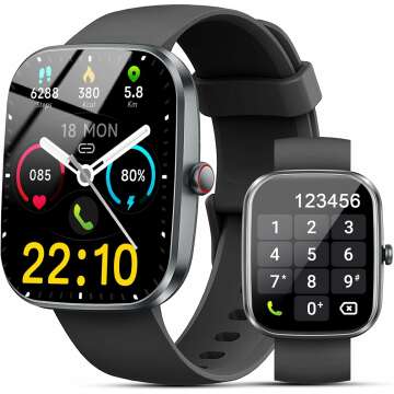 Smartwatch with Fitness Tracker & Call Features for All Users 📱