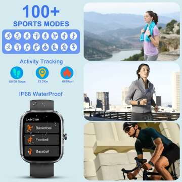 Versatile Smartwatch with Fitness Tracking & Calling