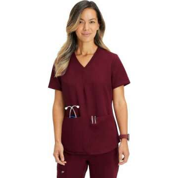 Fabletics Women's Method Scrub Top with 4-Way Stretch