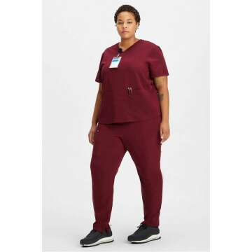 Fabletics Women's Method Scrub Top with 4-Way Stretch