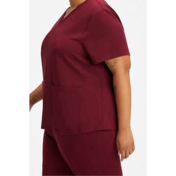 Fabletics Women's Method Scrub Top with 4-Way Stretch