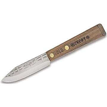 Ontario Knives Moteng Paring Knife Wood/Silver 7070TC