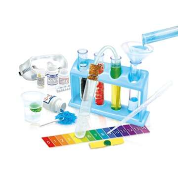 WILD! Science - Test Tube Chemistry Lab - 50+ Fun Experiments and Reactions for Kids Aged 8+ - Explore STEM - Learn About Solids, Liquids, Gases and More!