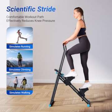 Folding stair stepper sale