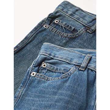 Boys Straight Leg Jeans 2 Pack - Size 4