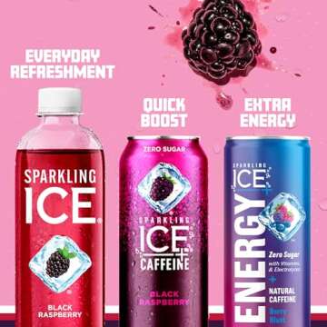 Sparkling Ice Black Raspberry Flavored Water 12 Pack