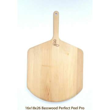 Baker's Board Pizza Peel - 16x18x26 Pro Perfect Design