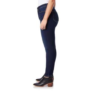 Angels Forever Young Womens 360 Sculpt Skinny Mid-Rise (Standard and Plus) Jeans, Sofia, 20 Plus