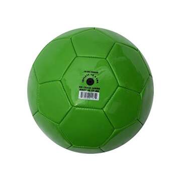 Champion Sports Extreme Series Soccer Ball, Size 3 - Youth League, All Weather, Soft Touch, Maximum Air Retention - Kick Balls for Kids Under 8 - Competitive and Recreational Futbol Games, Green