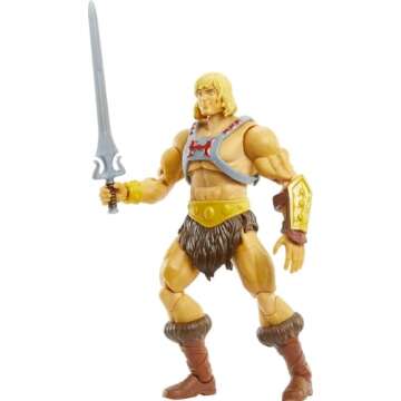 Masters Of The Universe Masterverse Collection, 7-In Motu He-Man Battle Figures For Storytelling Play And Display, Gift For Kids Age 6 And Older And Adult Collectors