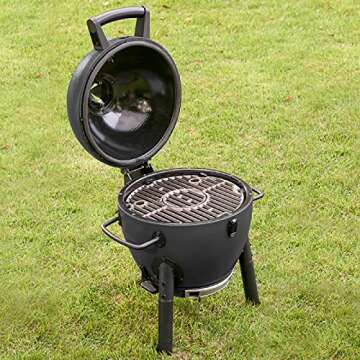 Char-Griller AKORN Jr. Portable Kamado Grill: Versatile Smoker and Grill