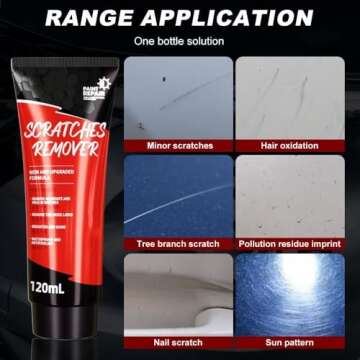 Scratch Remover for Vehicles,Car Scratch Remover,Car Scratch Repair Paste,Best Deep Scratch Remover for Cars,2024 Upgrade Car Paint Scratch Repair Kit for Car Various Surfaces (1PCS)