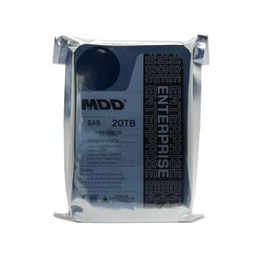 MDD MAXDIGITALDATA 20TB 7200RPM 256MB Cache SAS 12.0Gb/s 3.5inch Internal Enterprise Hard Drive (MDD20TSAS25672E) - [NOT a SATA HDD] (Renewed)