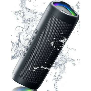 HD Waterproof Portable Bluetooth Speaker 24H Playtime