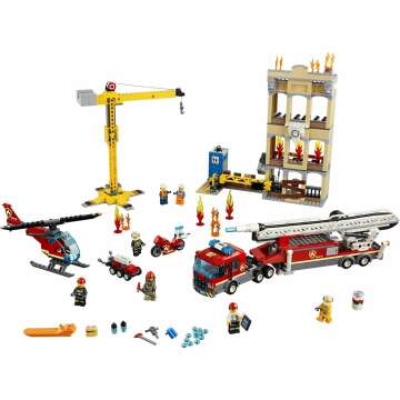 LEGO City Downtown Fire Brigade 60216 Set - 943 Pieces