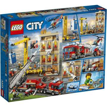 LEGO City Downtown Fire Brigade 60216 Set - 943 Pieces