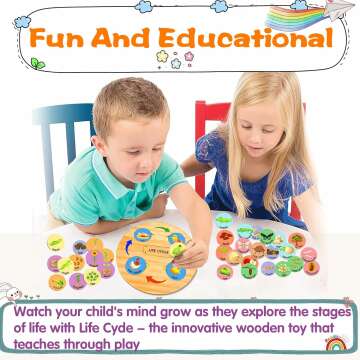 Montessori Life Cycle Toys for Preschool Kids